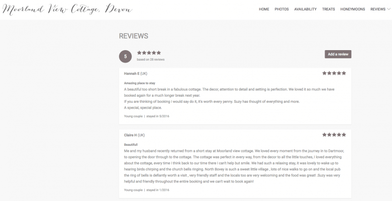 local seo guide - vacation rental reviews