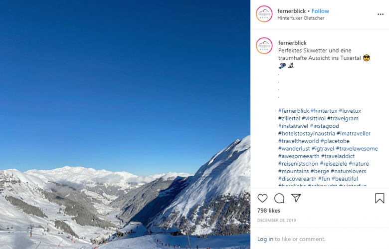 fernerblick apartments Instagram