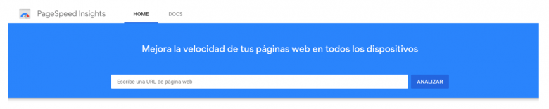 Test Velocidad Página Web