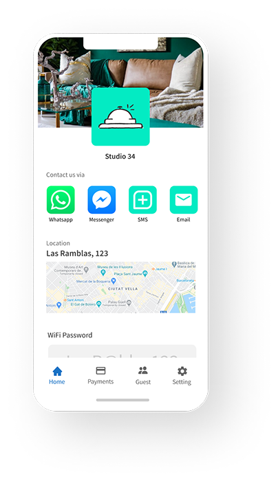 App per la gestione degli ospiti delle case vacanze