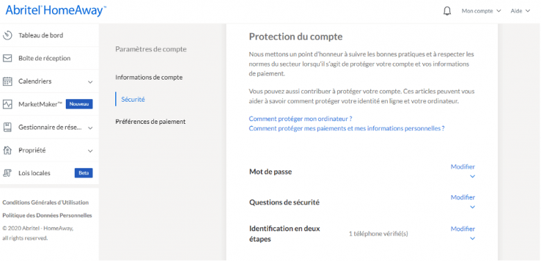 Abritel mon compte propriétaire