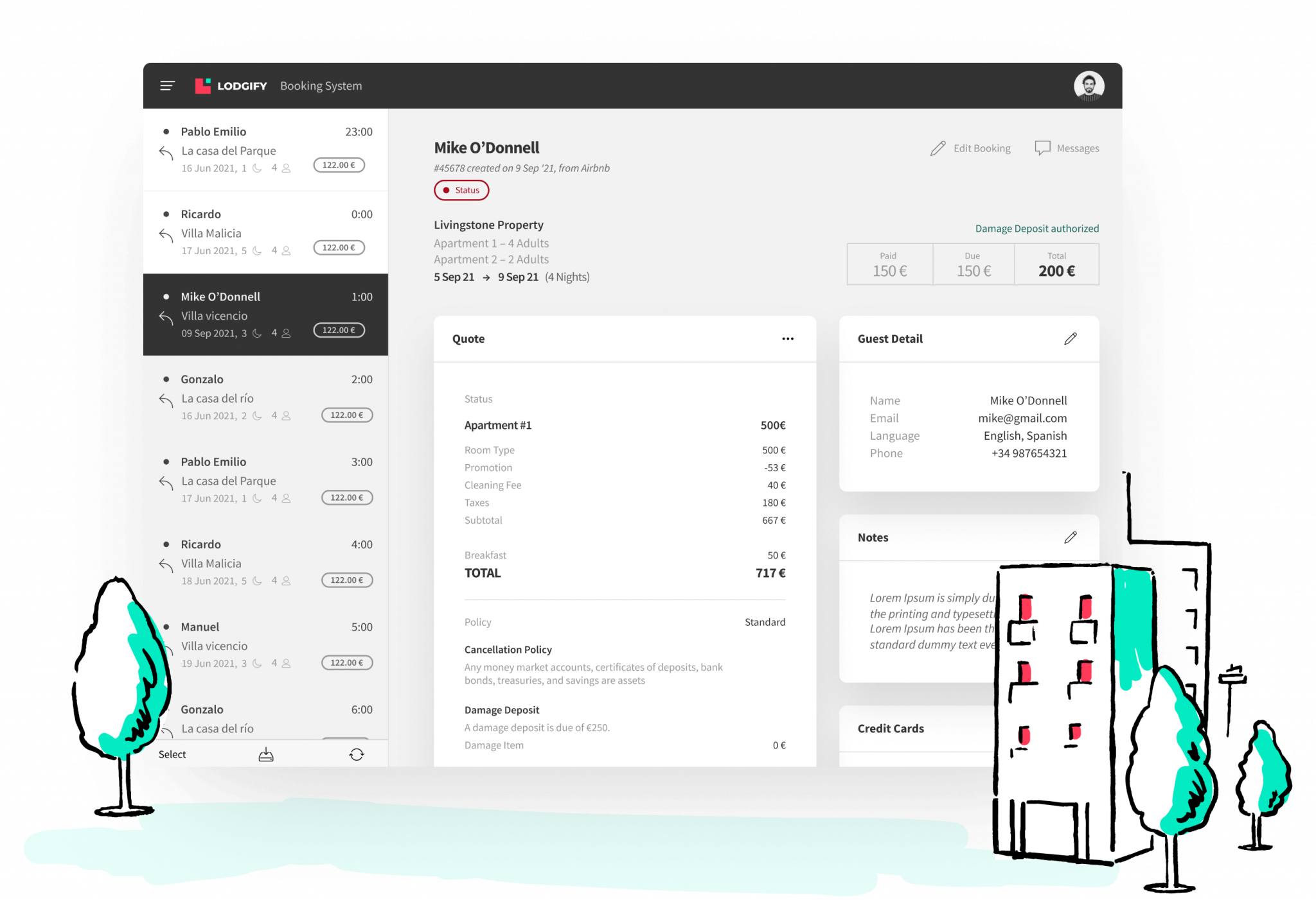 Software para la gestión integral de apartamentos turísticos