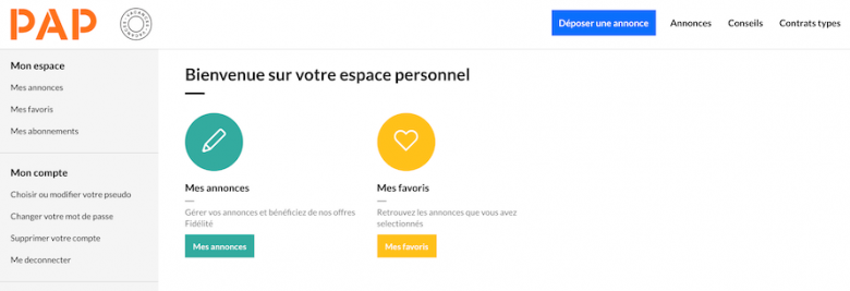 Fonctionnement espace annonceur Pap Vacances