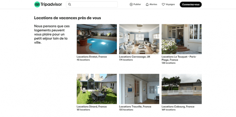 Avantages Tripadvisor Location de Vacances