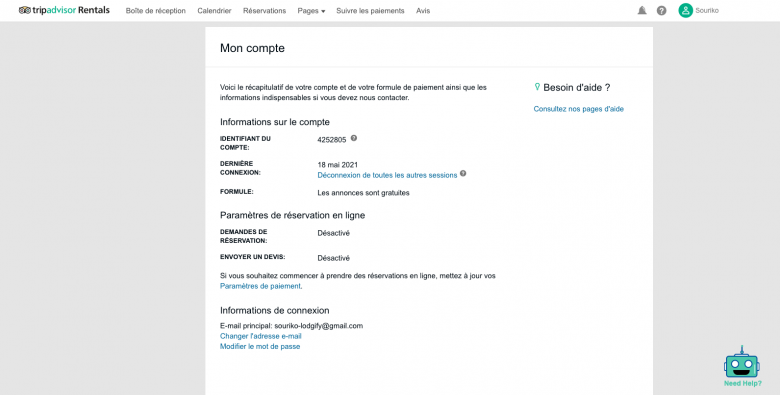Tripadvisor inscription propriétaires