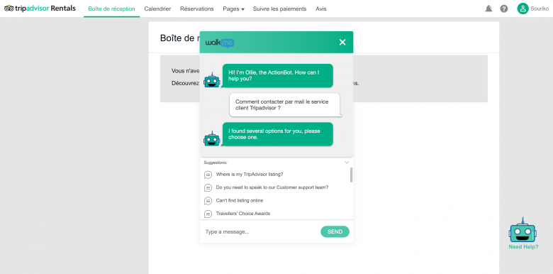 Chatbot Tripadvisor