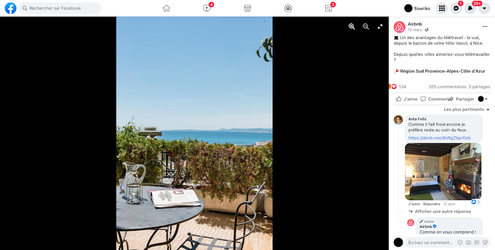 Exemple communauté Airbnb
