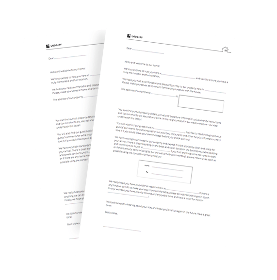 Welcome letter sample
