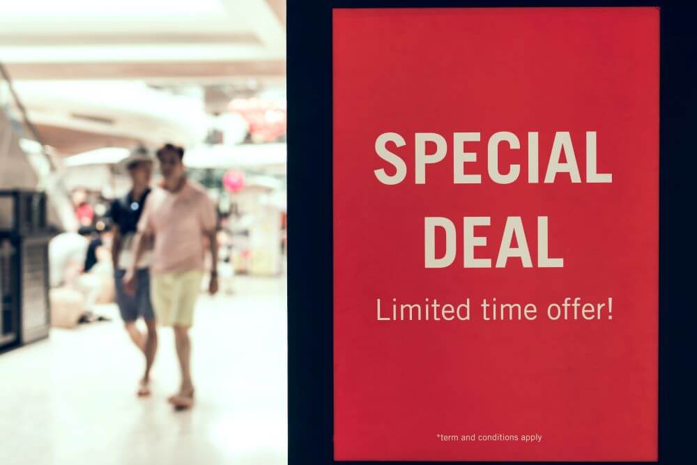promotions and advertisements