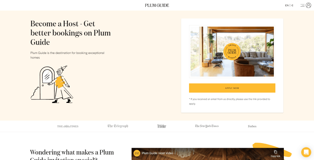 Become a plum guide host