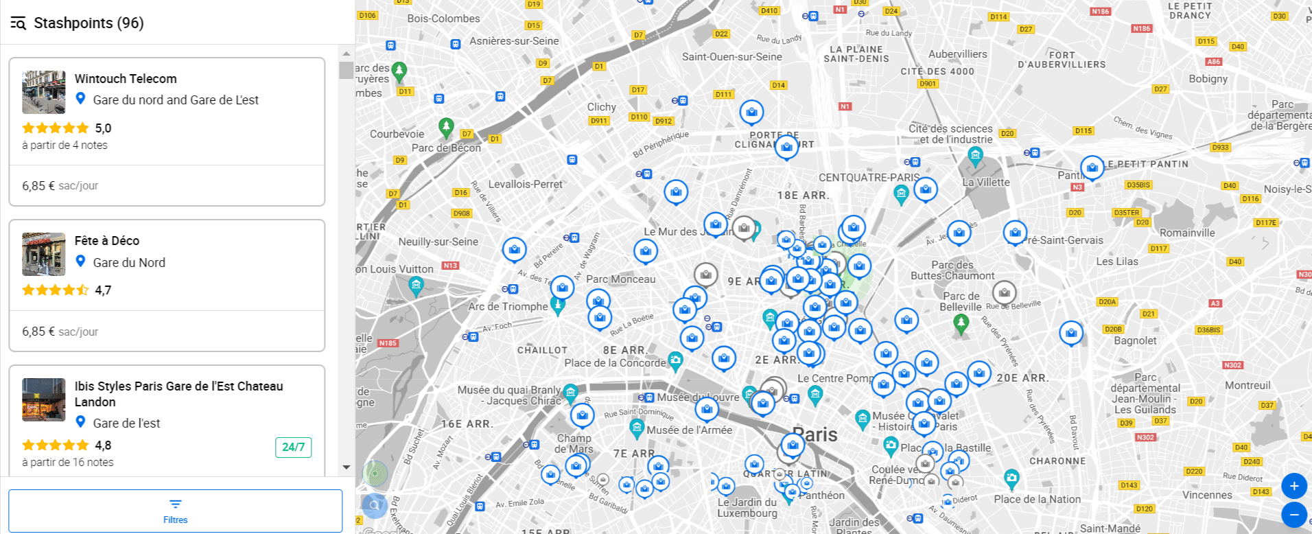 Stasher stockage bagages