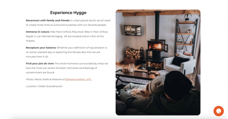 Chalets Hygge Site