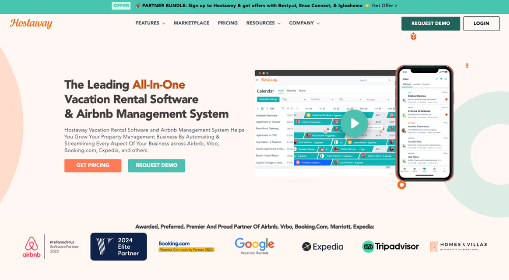 Hostaway Homepage