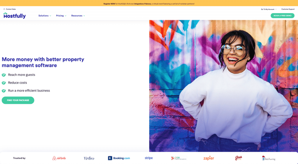 Hostfully Homepage
