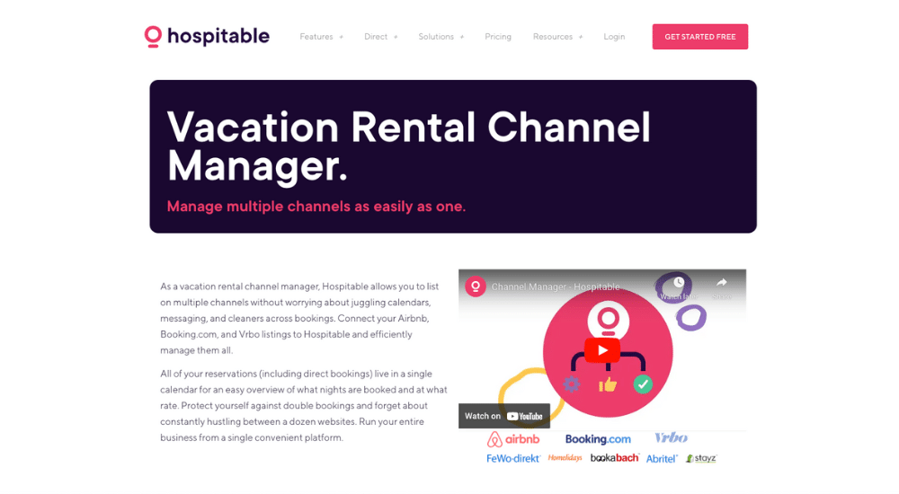 Hospitable Channel Manager