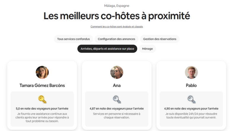 Reseau co hotes arrivée 