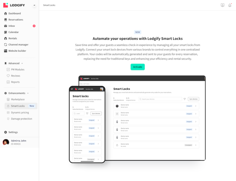 Lodgify Smart Locks