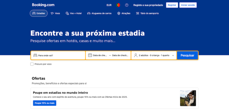 Plataforma Booking.com