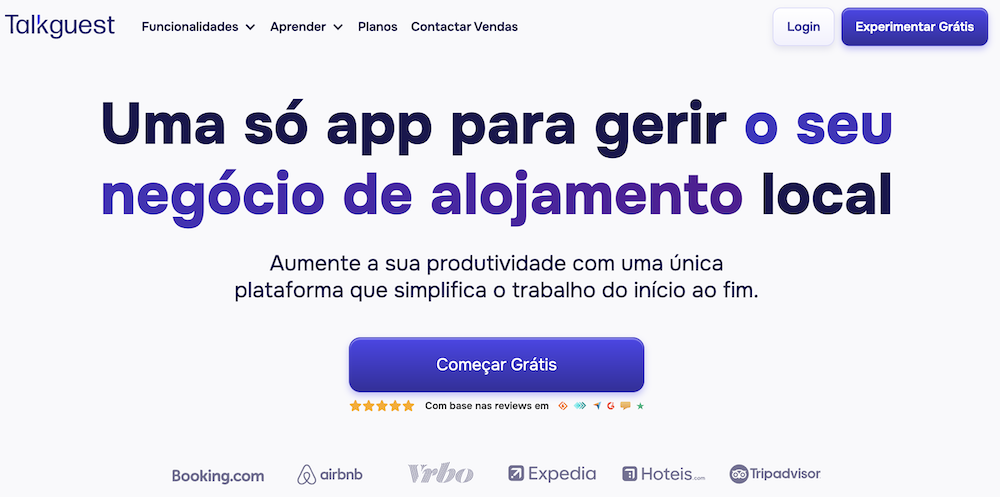 software alojamento local talkguest